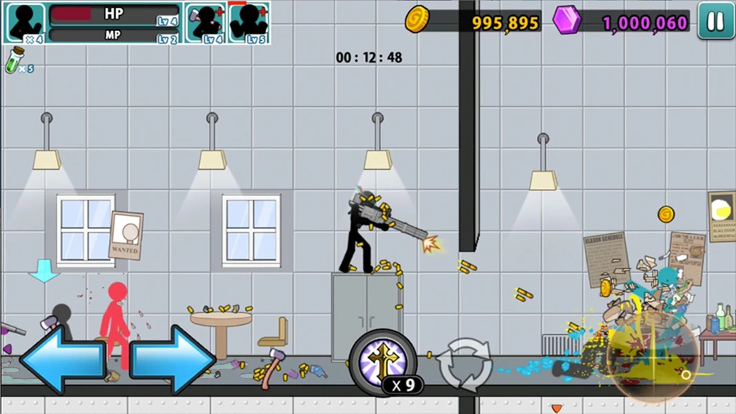 anger of stick 5 mod apk gameplay zombie fight