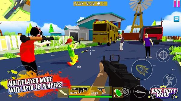 Cara mudah instal Dude Theft Wars MOD APK di Android