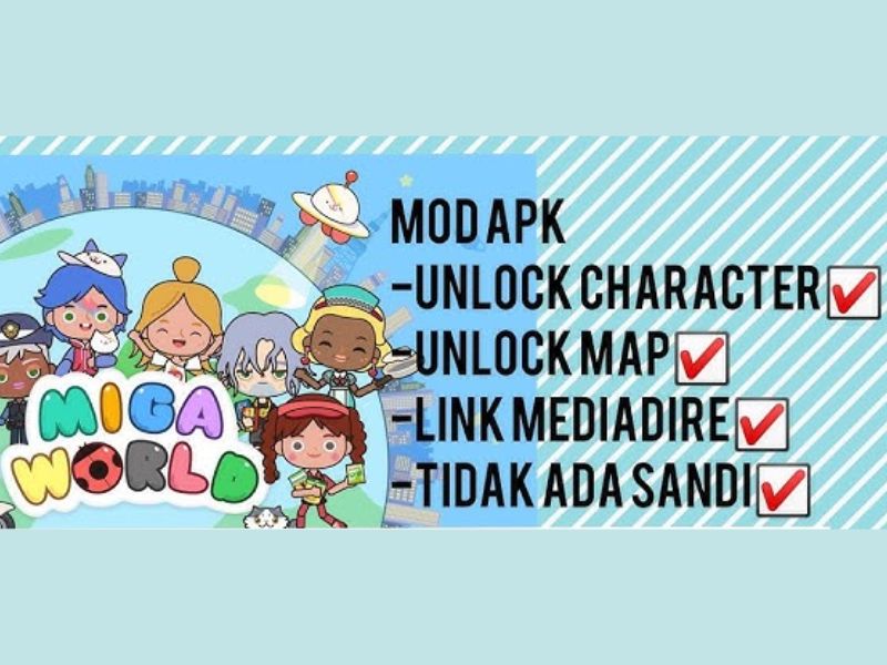 Fitur MOD Miga World MOD APK