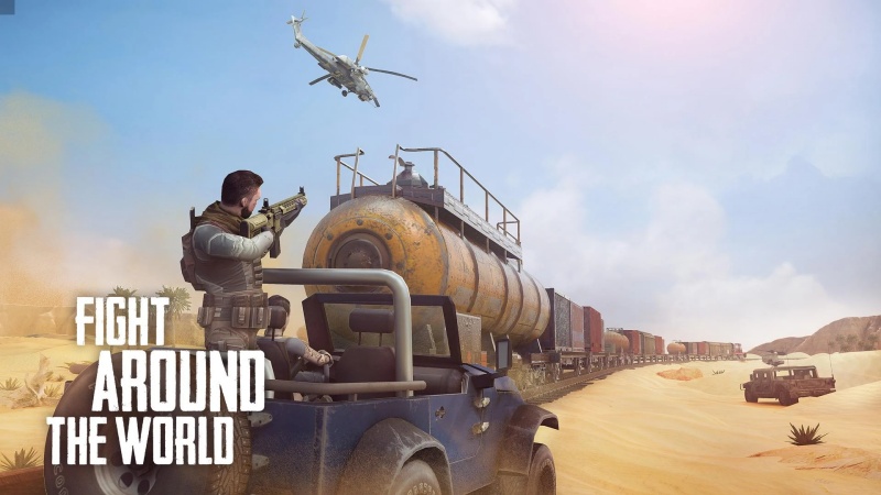 Download Cover Fire MOD APK v1.33.19 (Unlimited Money) 5 Pertempuran dari Kendaraan dan Helikopter